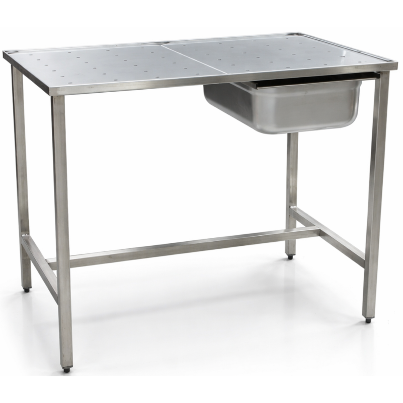 Table de dessouvidage inox - 900 x 600 mm