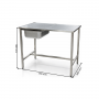 Table de dessouvidage inox - 900 x 600 mm