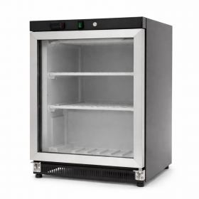 Armoire Réfrigérée Négative 200 litres - Congélateur - Porte Vitrée cadre inox
