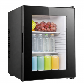 Vitrine réfrigérateur minibar noire 40L - Combisteel