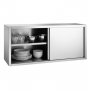 Armoire Murale Inox Avec Portes Coulissantes 1600 x 450 x 605 mm