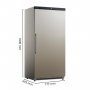 Armoire Réfrigérée positive inox 600L