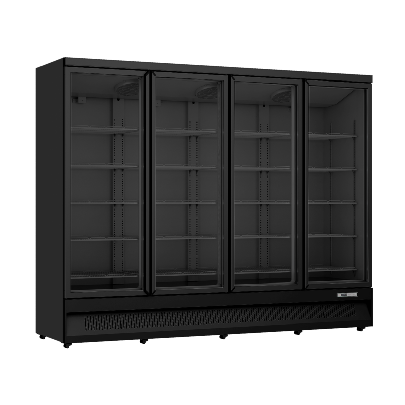 Armoire réfrigérée libre service avec portes battantes positive