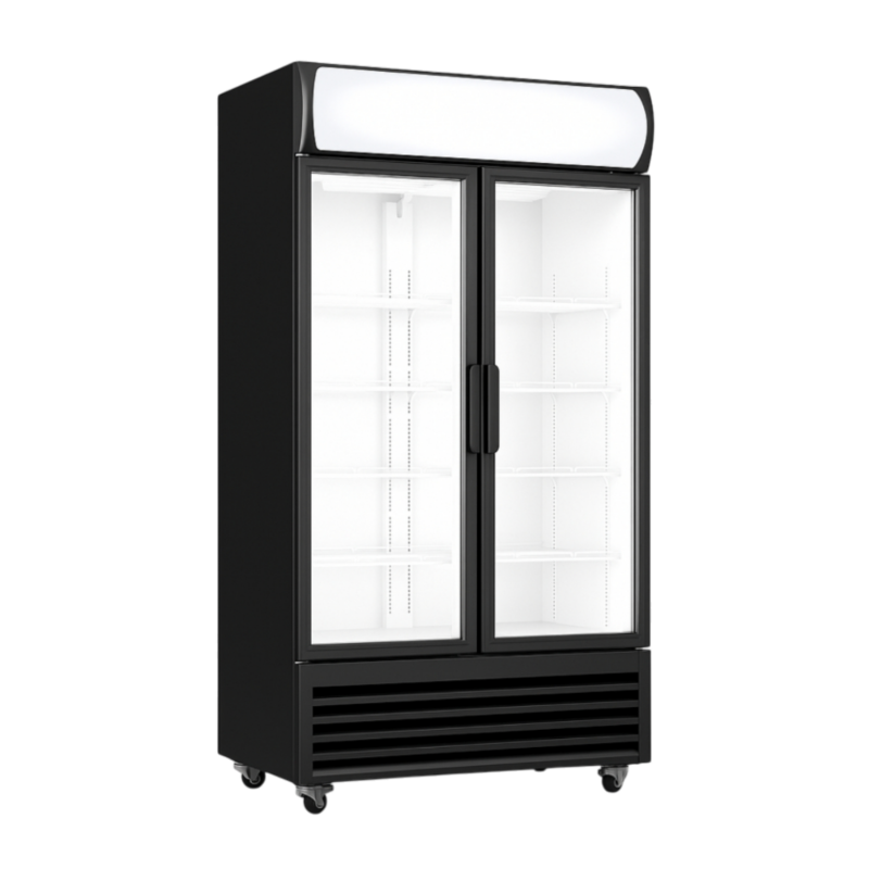 Armoire à Boissons 2 Portes - 568L - Intérieur Blanc