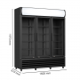 Armoire à boissons 3 portes - 1065 Litres - avec Canopy