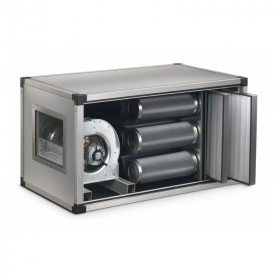 Caisson filtrant à charbons actifs avec moteur 250 W – 6 cartouches