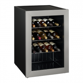 Cave à Vin de Service - 15 Bouteilles - Cadre Inox