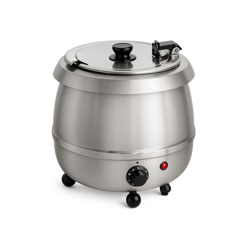 Chauffe soupe électrique inox 10L