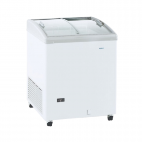 Congélateur pro vitre bombée coulissante