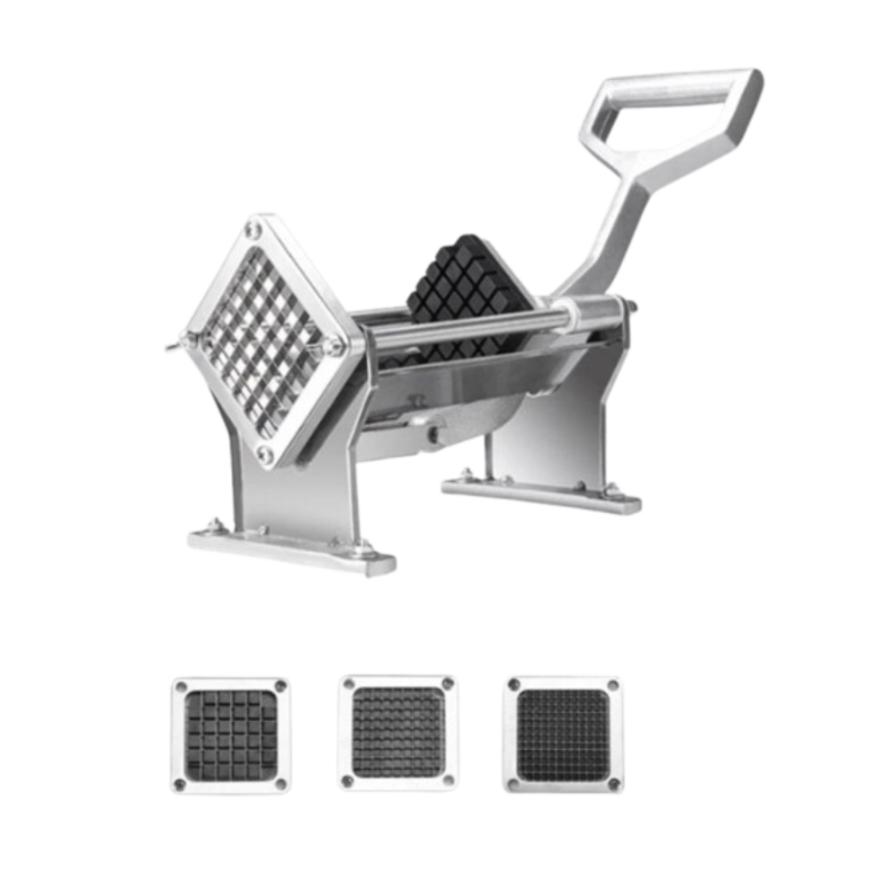 Coupe Frites en Acier Inoxydable - Lames Interchangeables