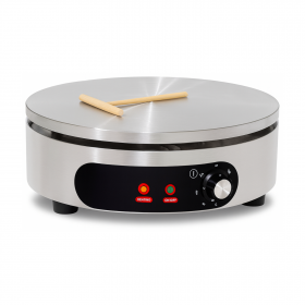 Crêpière Ronde Professionnelle Électrique 3000W – Plaque Fonte 40 cm