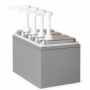 Distributeur sauce 4 pompes - 4x1 L