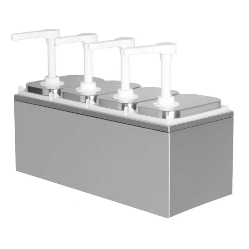 Distributeur sauce 4 pompes - 4x2 L