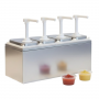 Distributeur sauce 4 pompes - 4x2 L