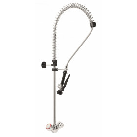 Douchette vaisselle monotrou avec 2 vannes mélangeuses