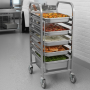 Echelle inox GN2/1 - 6 niveaux
