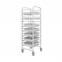 Echelle pour plaques 600 x 400 mm ou bacs GN1/1 - 16 niveaux
