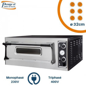 Four à pizza professionnel PRISMAFOOD 6 x ø32 cm