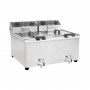 Friteuse Électrique Double Haut Rendement - 2x10L - 2x9 kW