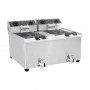 Friteuse Électrique Double Haut Rendement - 2x10L - 2x9 kW