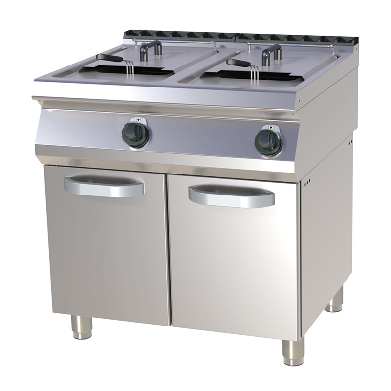 Friteuse électrique professionnelle sur pieds 2 x 23 litres