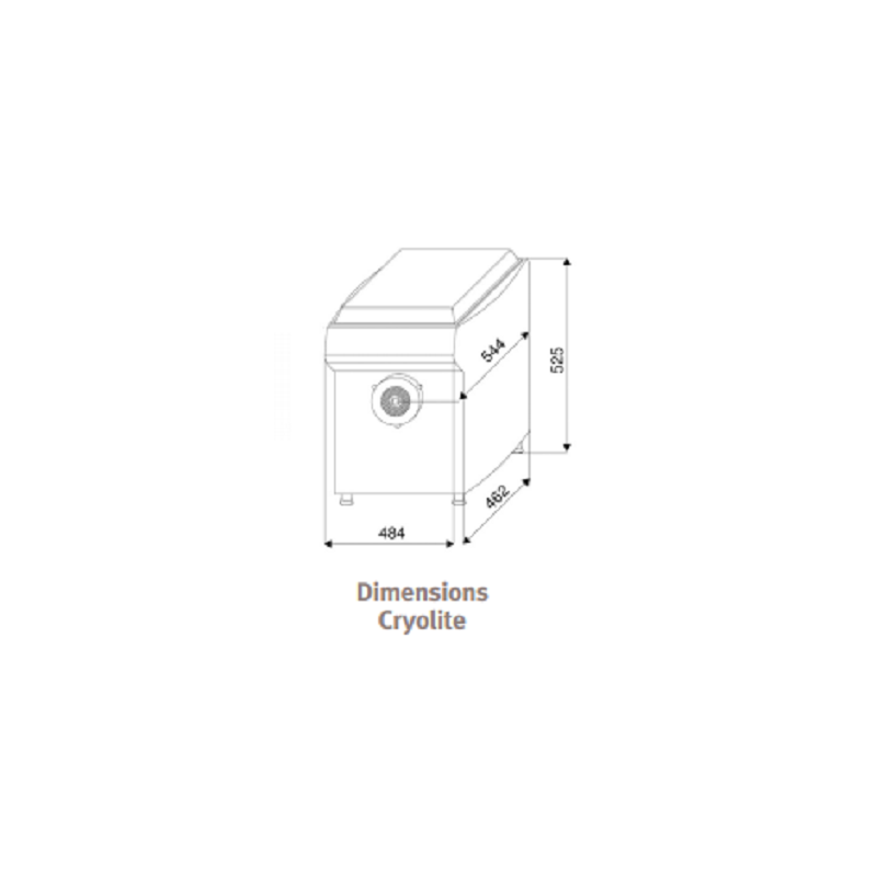 Hachoir réfrigéré Dadaux Cryolite — vue 2