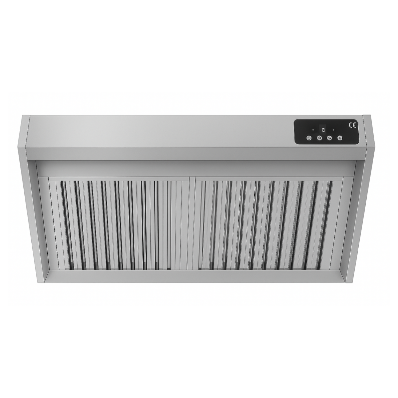Hotte murale Mistral pro 1600 x 900 avec moteur, LED et variateur