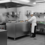 Meuble central chauffant 1400 x 600 x 850 mm
