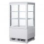 Mini vitrine réfrigérée positive à poser 58 L