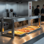 Passe plat chauffant 1 niveau - 1500 x 300 mm