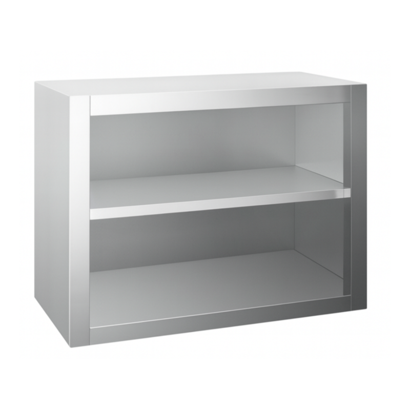 Placard à suspendre inox ouvert 600 x 400 x 600 mm