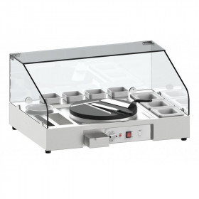 Plan de Travail Amovible avec 1 Crêpière Ø400 mm