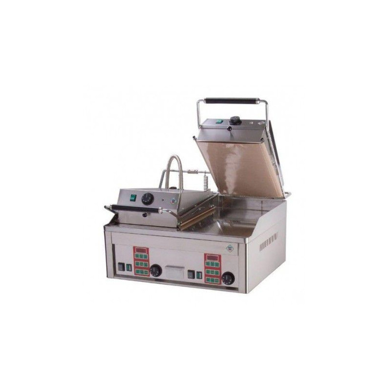 Plancha clams électrique double - chromée