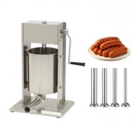 Poussoir à saucisses manuel vertical 10L en inox