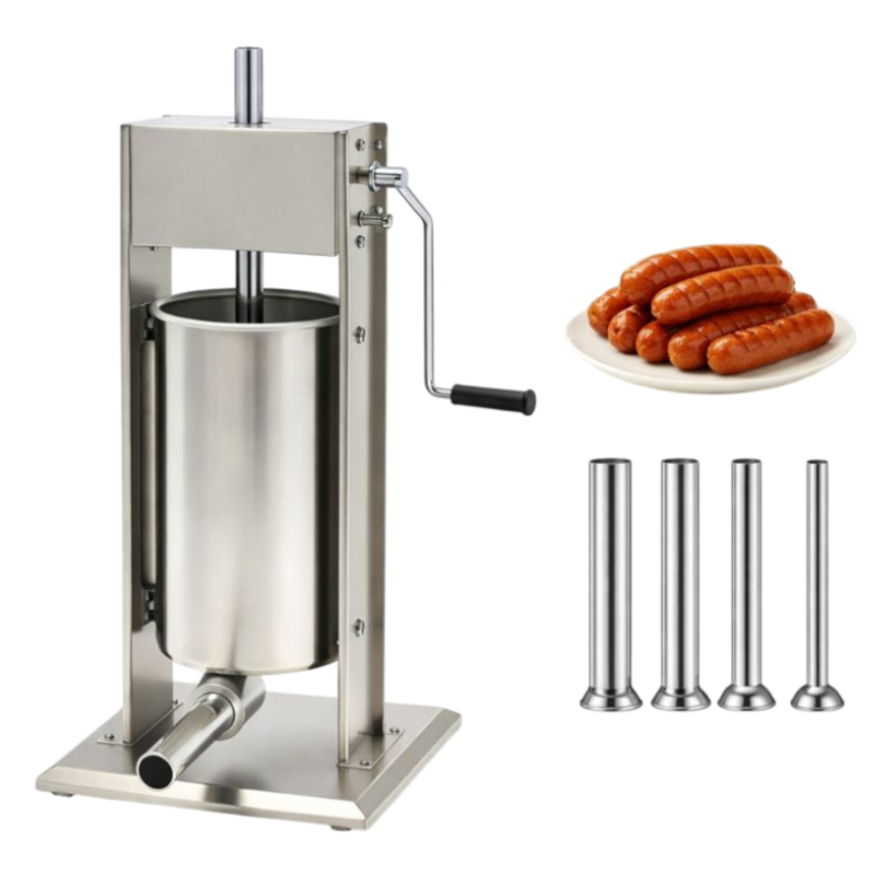 Poussoir à saucisses manuel vertical 15L inox