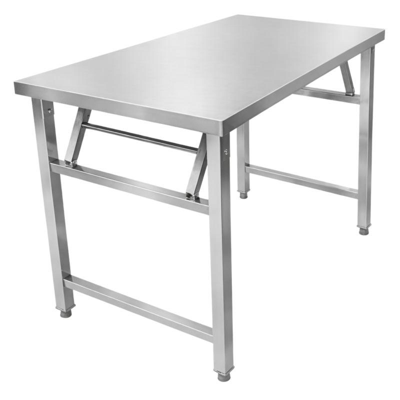 Table inox pliante - 1000 x 600 mm