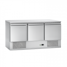 Table réfrigérée 3 portes inox