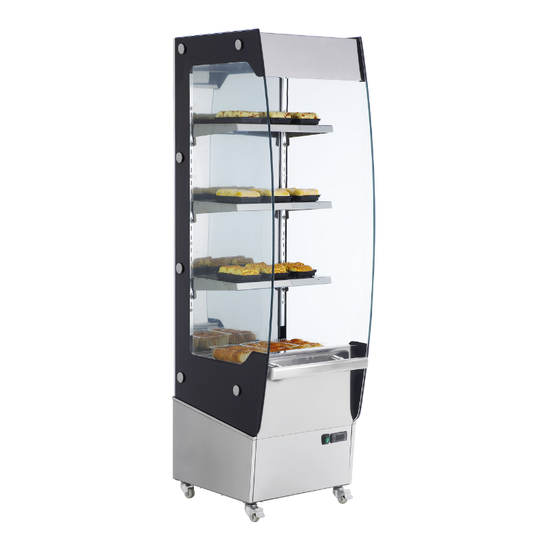 Vitrine Chauffante Libre Service INOX - 220L