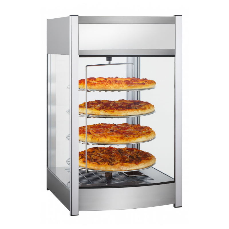 Vitrine chauffante - tournante pour Pizzas