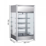 Vitrine chauffante - tournante pour Pizzas