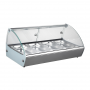 Vitrine chauffante service arrière 4 x GN 1/3