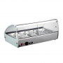 Vitrine chauffante service arrière 4 x GN 1/3