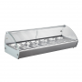 Vitrine chauffante service arrière 6 x GN 1/3