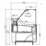 Vitrine comptoir réfrigérée VSA - 1960 mm