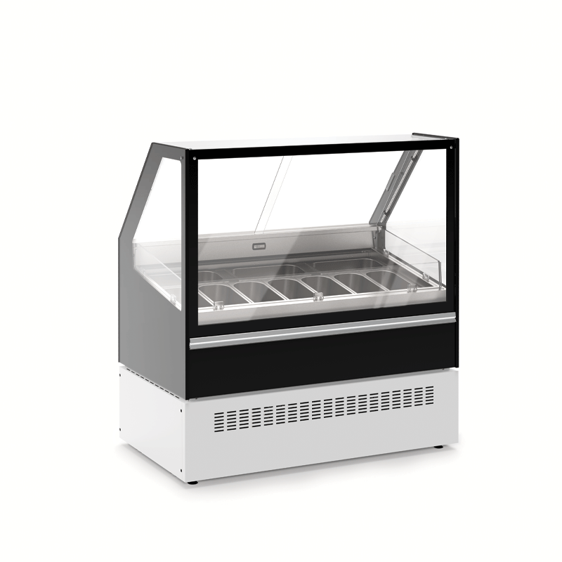 Vitrine pour crèmes glacées ventilée