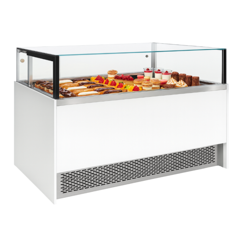 Vitrine réfrigérée Drop-In - 2100 mm