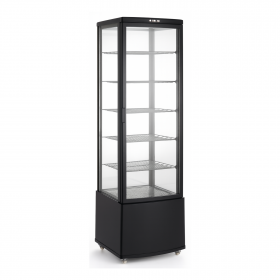 Vitrine réfrigérée panoramique 235 Litres - Noir