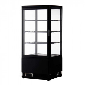 Vitrine réfrigérée panoramique 78L - Noir