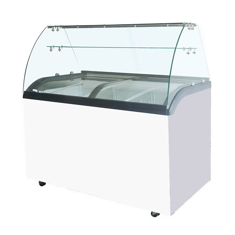 Vitrine à crèmes glacées Blanche - 355L
