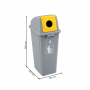 Poubelle canettes & bouteille 58 Litres
